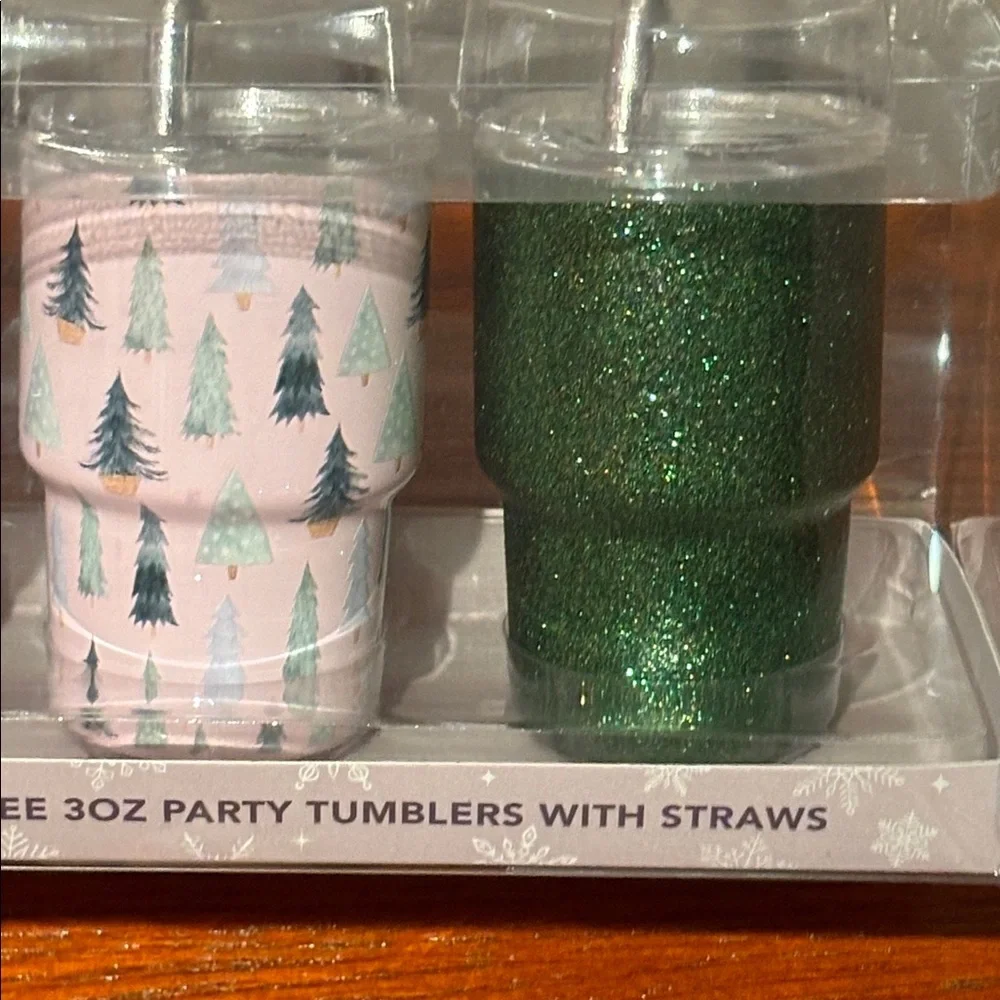 Mini Holiday Tumblers Set of 3